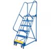 Vestil 6 Step Grip Strut Warehouse Ladder Overall Height 90in Steps 6 Material Type Steel LAD-PW-18-6-G