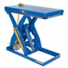 Vestil Electric Hydraulic Scissor Lift Table Capacity 3000lbs Lowered Height 7in Raised Height 43in Model EHLT-2448-3-43-QS