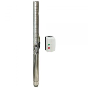 Gol Pumps 6in Stainless steel Deep Well Submersible Pump Max. Flow 7380 GPH Port Size 2.5in Volts 460 Model A6X17CR07/06