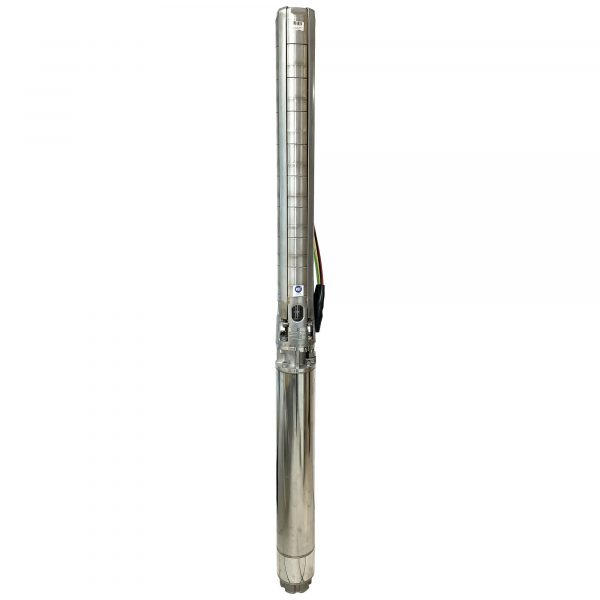 Gol Pumps 6in Stainless steel Deep Well Submersible Pump Max. Flow 22500 GPH Horsepower 15 HP Port Size 4in Model A6X60CR12/03