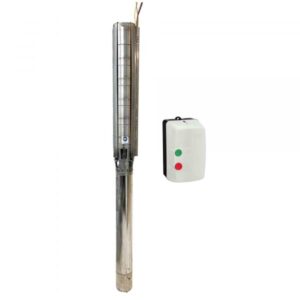 Gol Pumps 6in Stainless steel Deep Well Submersible Pump Max. Flow 7380 GPH Horsepower 5-1/2 HP Port Size 2.5in Model A6X17CR05/04