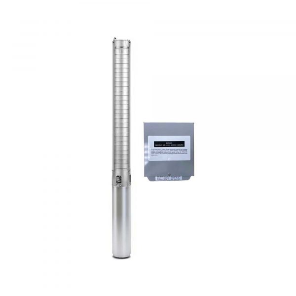 Gol Pumps 4in Stainless steel 3-Wire Deep Well Submersible Pump Max. Flow 3180 GPH Horsepower 5 HP Port Size 2in Model SP 4015