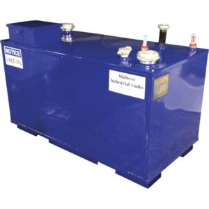 Midwest Industrial Tanks Waste Oil Tank 500-Gallon Model RTD-W-CC-500-10-12