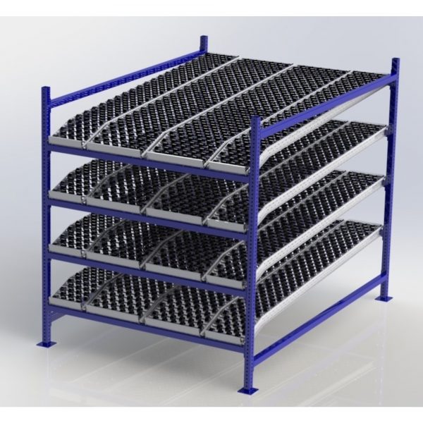 Unex Gravity Flow Rack Starter Overall Height 72in Width 60in Depth 84in Model CF99SKW60844-S