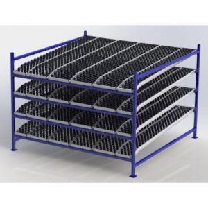 Unex Gravity Flow Rack Starter Overall Height 72in Width 96in Depth 96in Model CF99SKW96964-S