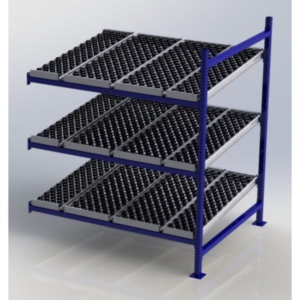Unex Gravity Flow Rack Adder Overall Height 72in Width 60in Depth 48in Model CF99SW60483-A