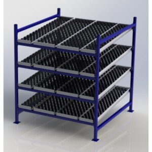 Unex Gravity Flow Rack Starter Overall Height 72in Width 60in Depth 60in Model CF99SW60604-S