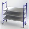 Unex Mobile Gravity Flow Rack Overall Height 78in Width 76in Depth 28in Model MCFTPS76283