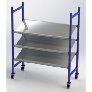 Unex Gravity Flow Rack Starter Overall Height 72in Width 72in Depth 60in Model CF99SW72604-S