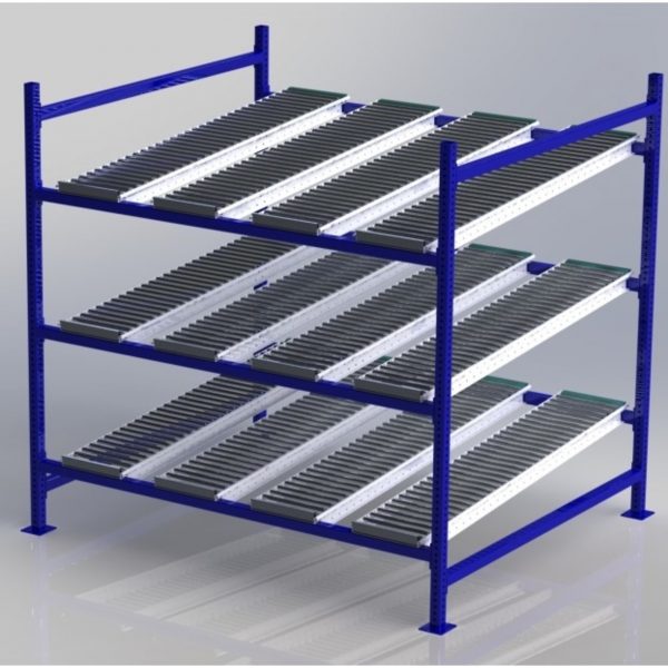 Unex Gravity Flow Rack Starter Overall Height 72in Width 72in Depth 60in Model CF99SR72603-S