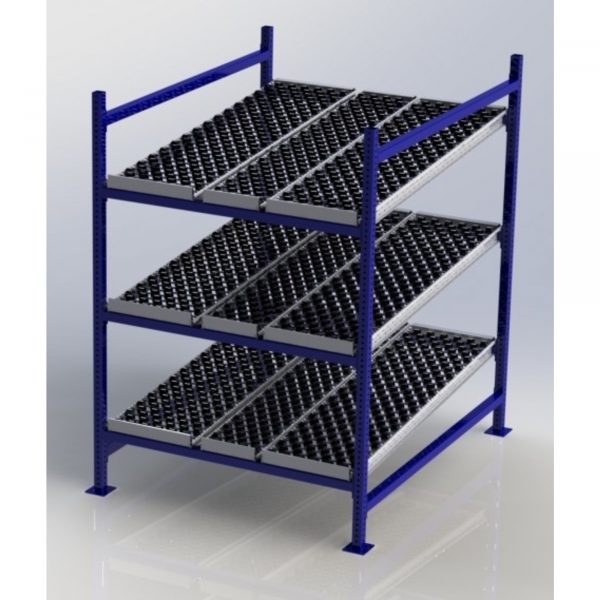 Unex Gravity Flow Rack Starter Overall Height 72in Width 48in Depth 60in Model CF99SW48603-S