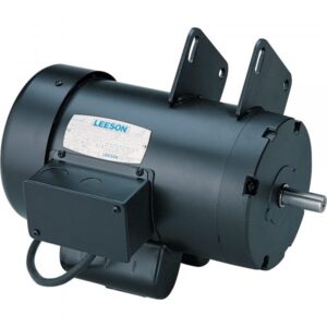 Leeson Contractor Power Saw Electric Motor 4 HP 3600 RPM 230 Volts Single Phase Model 120998