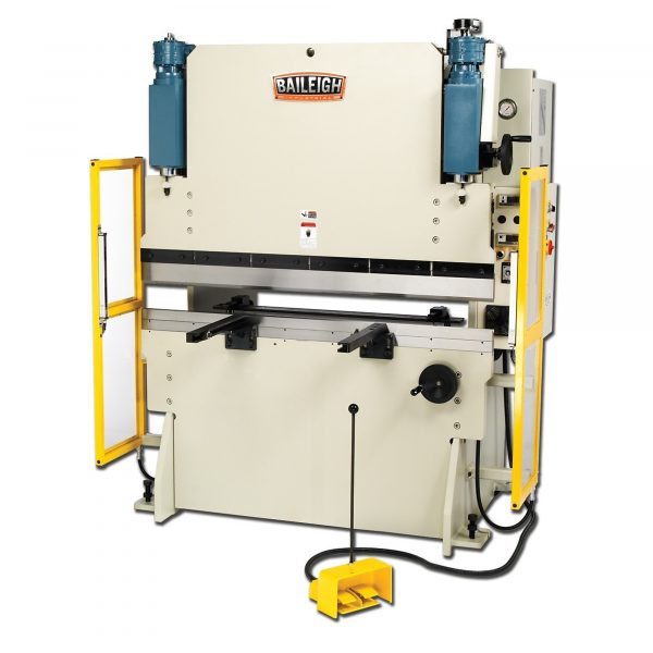 Baileigh 220V 3Phase 33 Ton Hydraulic Press Brake. Distance Max. Material Gauge 3 Max. Depth 19.5in Max. Lift Height 9.84in Model BP-3360NC