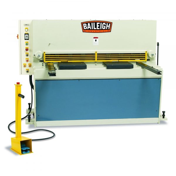 Baileigh 220 Volt Three Phase Heavy Duty Hydraulic Shear. 5 Max. Material Gauge 13 Max. Width 52in Model SH-5210-HD