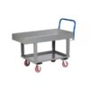 Little Giant Ergonomic Work Height Platform Truck Lipped Deck Capacity 2000lbs Platform Width 24in RNL2X624606PYAH
