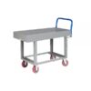 Little Giant Ergonomic Work Height Platform Truck Lipped Deck Capacity 2000lbs Platform Width 24in RNLX62460-6PYAH