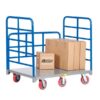 Little Giant 6-Wheel Double End Rack Platform Truck Capacity 3600lbs Platform Width 30in DRB6W-3048-6PY