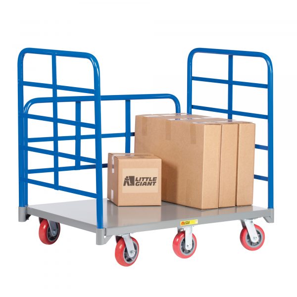 Little Giant 6-Wheel Double End Rack Platform Truck Capacity 3600lbs Platform Width 30in DRB6W-3048-6PY