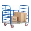 Little Giant Double End Rack Platform Truck with Side Rack Capacity 3600lbs Platform Width 24in DRB-2448-6PY