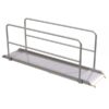 Vestil 120in Walk Ramp w/Handrails Aluminum 2200lb. Capacity Model AWR-28-10B-HR