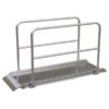 Vestil 108in Walk Ramp w/Handrails Aluminum 2500lb. Capacity Model AWR-28-9A-HR