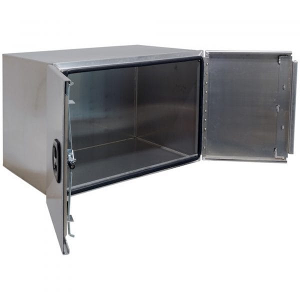 Buyers 1705450 72in Aluminum Underbody Truck Box Smooth Silver - Image 2