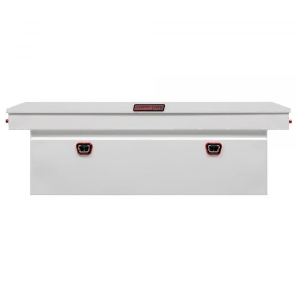 Weather Guard 128-3-03 71in Standard Saddle Box (Steel White) - Image 2