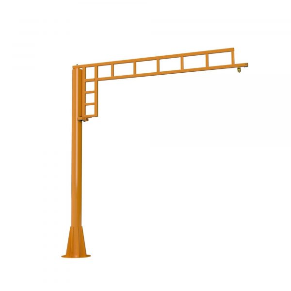 Caldwell Foundationless Jib Crane Kit Mount Type Floor Capacity 250lbs Overall Boom Length 144 in Model 750F-250-12-10