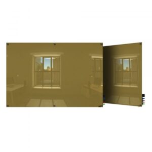 Ghent 4ft.x6ft. Mag. Glass Board Colors Square Corners Beige Color Finish Beige Pieces 1 Product Type Whiteboard Model HMYSM46BG