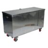 Vestil Portable Tool Box w/Casters 45in x 45in x 39 I Color Silver Capacity 2500 ft³ Material Aluminum Model APTS-2448-C