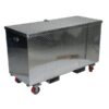 Vestil Alum Tool Box Casters 45in x 45in x 39in/For Color Silver Capacity 2500 ft³ Material Aluminum Model APTS-3060-CF