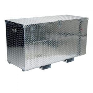 Vestil Tool Box With Fork Pockets 36×48 Color Silver Capacity 2500 ft³ Material Aluminum Model APTS-3648-F-FD