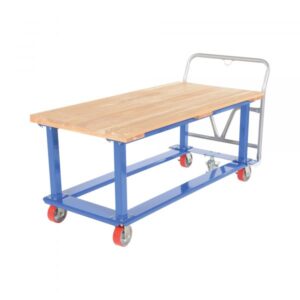 Vestil 30×60 Wood Top Wrk-H Pltfrm Tr Capacity 2000lbs Platform Width 30in Model WHPT-3060-WT