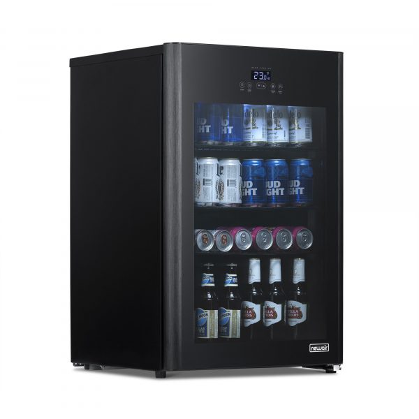 Newair Froster 125 Can Freestanding Beverage Fridge Can Capacity 125 Height 33.5in Width 22.1in Model NBF125BK00