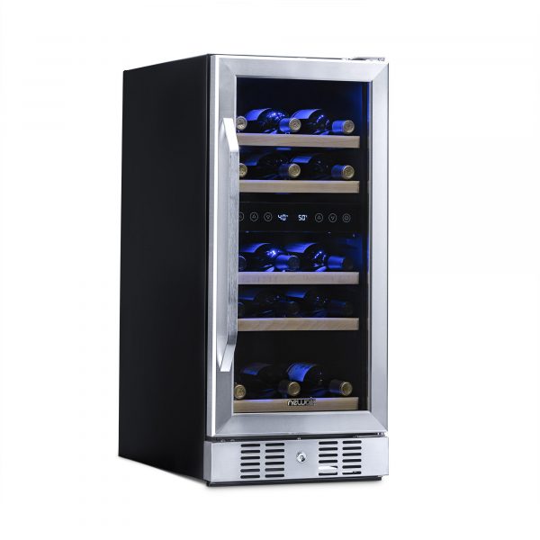 Newair Dual Zone Wine Fridgein Stainless Steel Height 33.9in Width 14.8in Built-In Model AWR-290DB