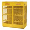 Vestil Horizontal Cylinder Cabinet Height 68.25in Width 60in Color Family Yellow Model CYL-H-16-KD