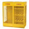 Vestil Horizontal Vertical Cylinder Cabinet Height 68.25in Width 60in Color Family Yellow Model CYL-H8-V510-KD