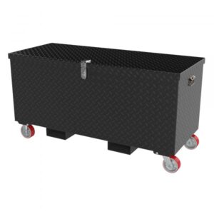 Vestil Treadplate Toolbox Color Black Capacity 3000 ft³ Material Type Steel Model STTB-3060-CF