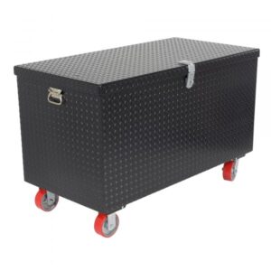 Vestil Treadplate Toolbox Color Black Capacity 3000 ft³ Material Type Steel Model STTB-3660-C