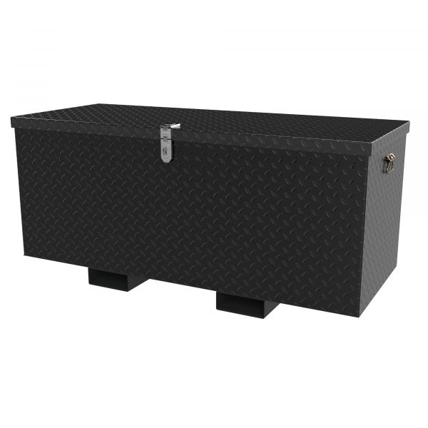 Vestil Treadplate Toolbox Color Black Capacity 3000 ft³ Material Type Steel Model STTB-3060-F