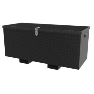 Vestil Treadplate Toolbox Color Black Capacity 3000 ft³ Material Type Steel Model STTB-2460-F