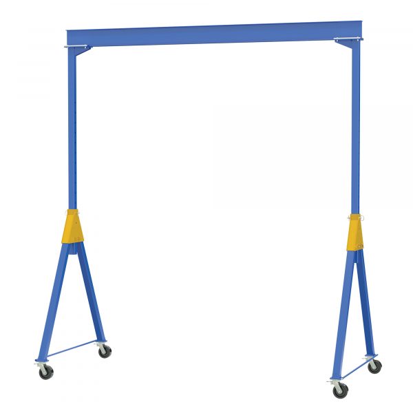 Vestil Knockdown Gantry Crane Material Type Steel Load Capacity 8000lbs I-Beam Length 240in Model AHSN-8-20-12-TLC