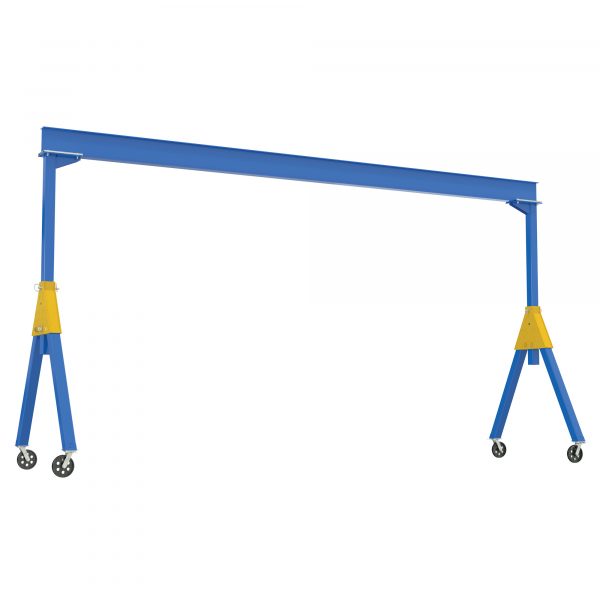 Vestil Knockdown Gantry Crane Material Type Steel Load Capacity 4000lbs I-Beam Length 240in Model FHSN-4-20-VG