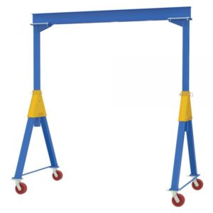 Vestil Knockdown Gantry Crane Material Type Steel Load Capacity 8000lbs I-Beam Length 240in Model FHSN-8-20-VG