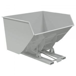 Vestil Heavy Duty Hopper Capacity 6000lbs Volume 5 yd³ Color Gray Model D-500-HD-GY-MG