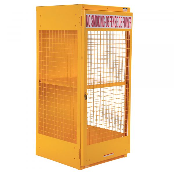 Vestil Canadian Storage Cabinet Height 68.25in Width 30in Color Family Yellow Model CYL-LP-8-CA