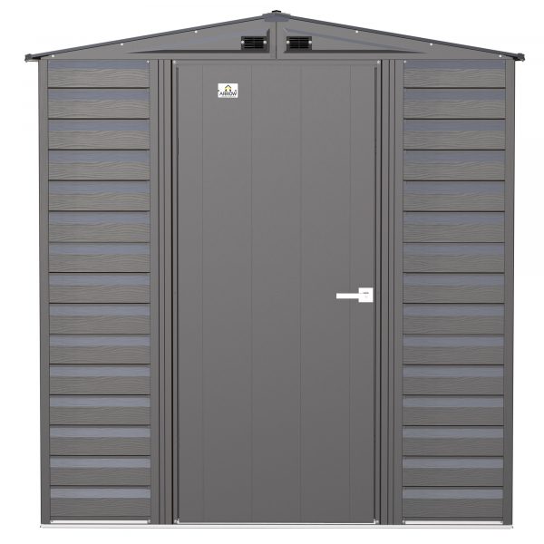 Arrow Select Steel Shed SCG67CC 6x7ft Galvanized Steel (Charcoal) - Image 2