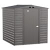 Arrow Select Steel Shed 6×7 Charcoal SCG67CC Length 7ft Width 6ft Outer Material Galvanized Steel Model SCG67CC