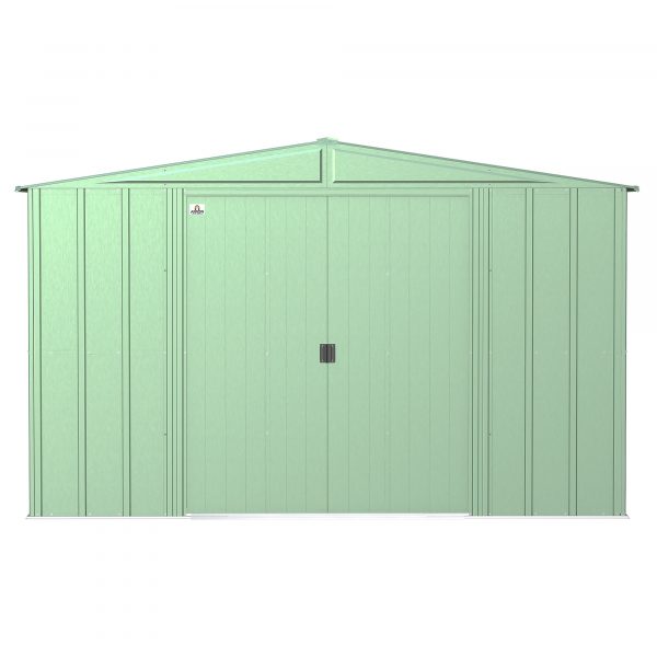 Arrow Classic Steel Shed CLG1014SG 10x14ft Galvanized Steel (Sage Green) - Image 2
