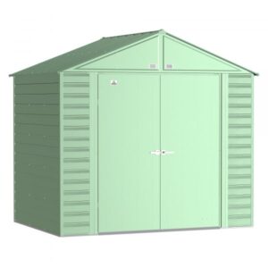 Arrow Select Steel Shed 8×6 Sage Green SCG86SG Length 6ft Width 8ft Outer Material Galvanized Steel Model SCG86SG